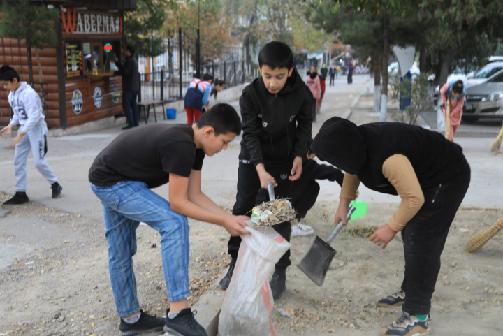 Campaign "Cleanliness of the area" in the city of Khujand