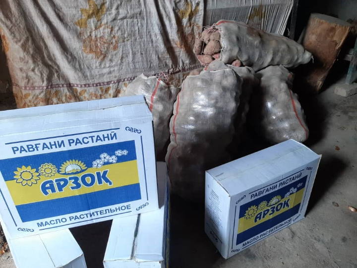 Food aid to the republican special school in the city of Dushanbe