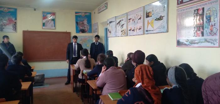 Изучение содержания Послания Президента Республики Таджикистан в образовательных учреждениях города Пенджикент