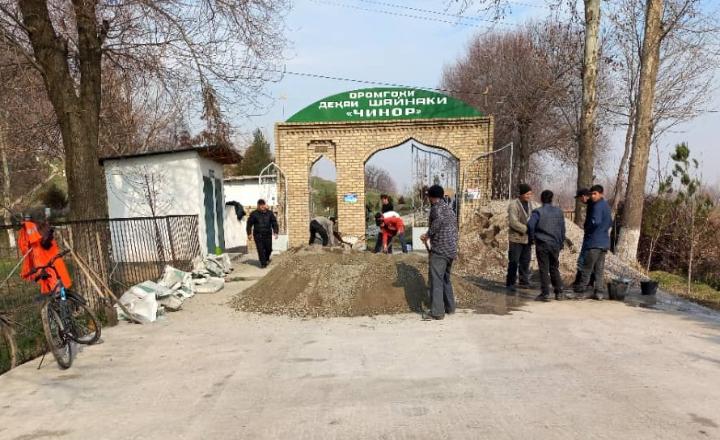 Environmental actions in Rudaki district