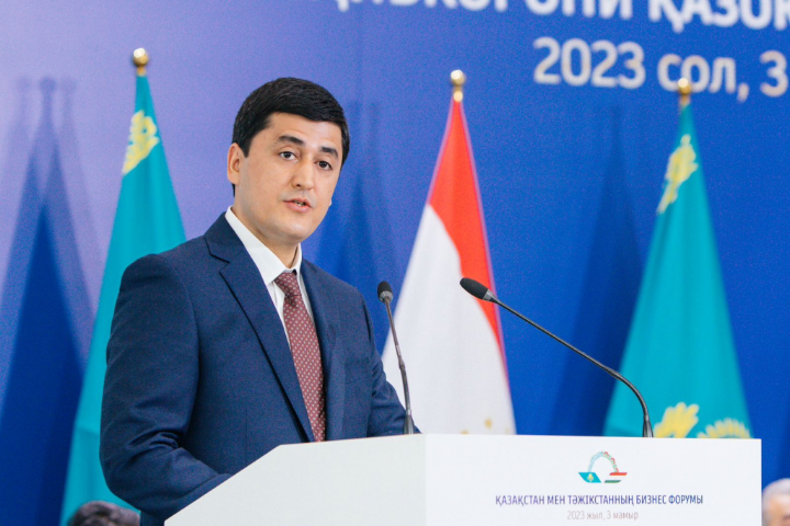 Participation of the Chairman of the Committee at the opening ceremony of the business forum of the Republic of Tajikistan and the Republic of Kazakhstan