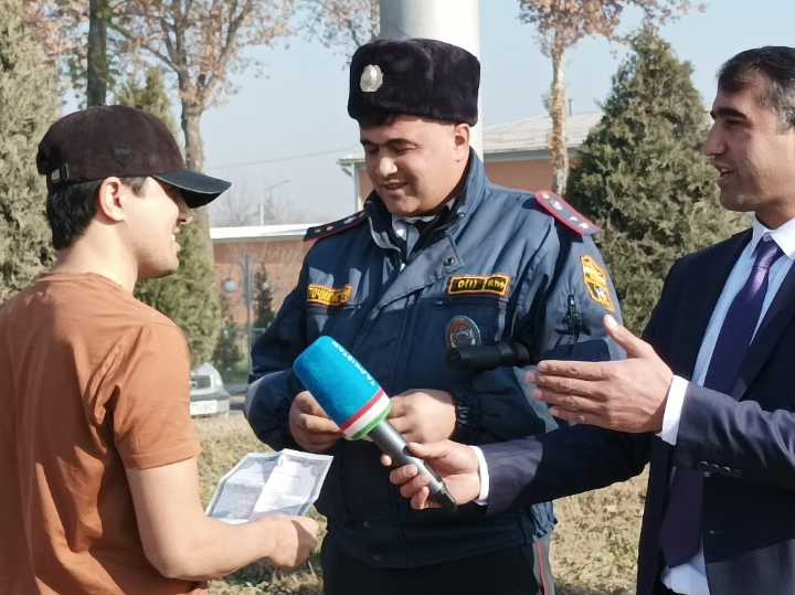 Экологическая акция «Чистый воздух» в городе Душанбе