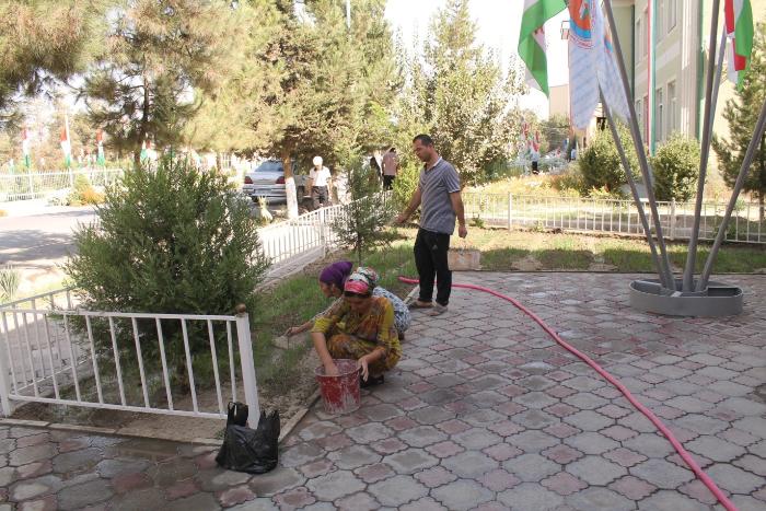 “Clean Area” campaign in the Farkhor district