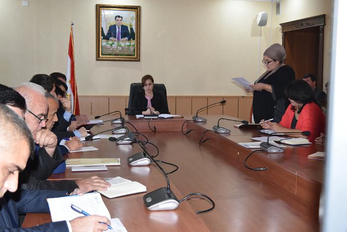 At the weekly meeting of the Committee