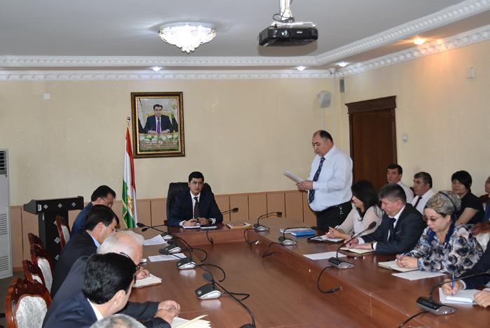 Weekly meeting of the Chairman of the Committee1