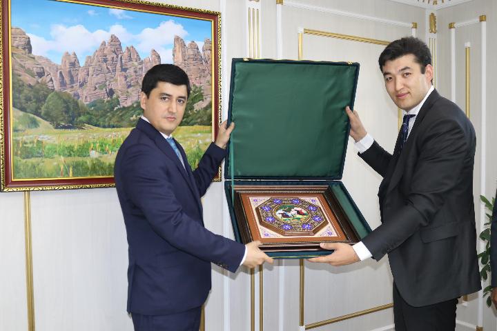 Встреча председателя Комитета с делегацией Государственного Комитета по экологии и охране окружающей среды Республики Узбекистан