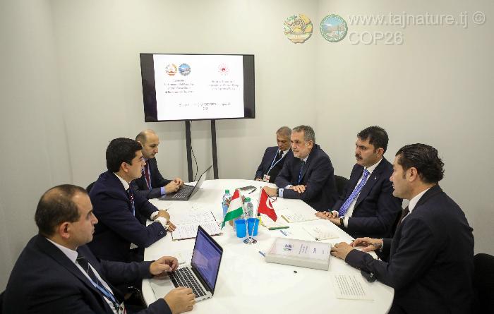 Meeting of CEP Chairman with Minister of Environmental Protection, Urbanization and Climate Change of the Republic of Turkey