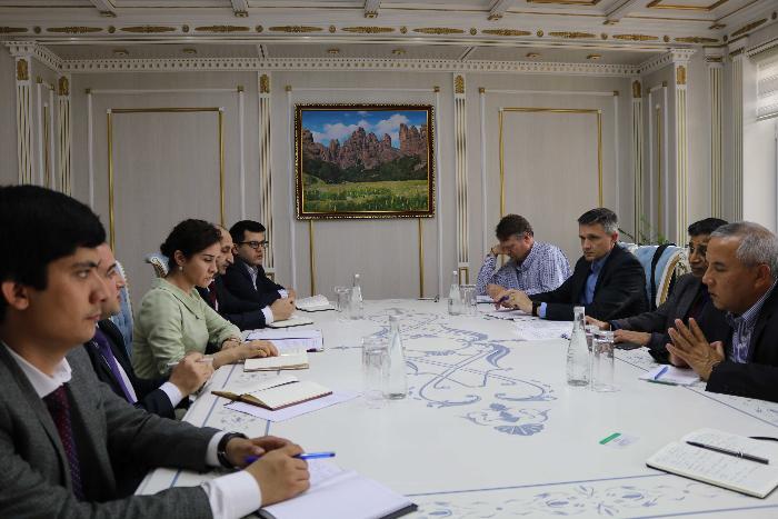 Meeting with representatives of the United States Agency for International Development in Tajikistan (USAID)