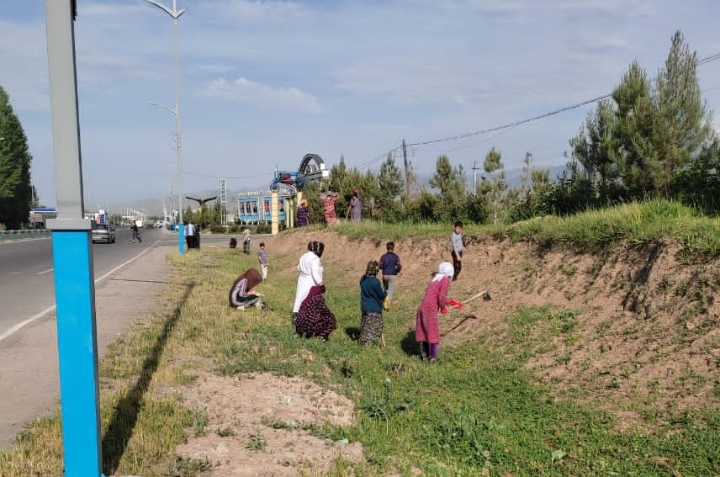 "Clean Road" campaign in Shahrinav district 