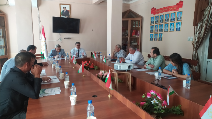 Meeting of the working group in the city of Kanibadam