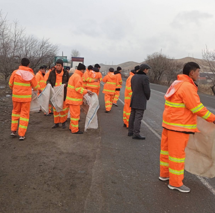 "Clean Road" campaign in the city of Istaravshan
