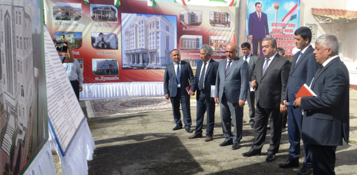 Start of construction of the administrative building of the Environmental Protection Department in the Kulyab district