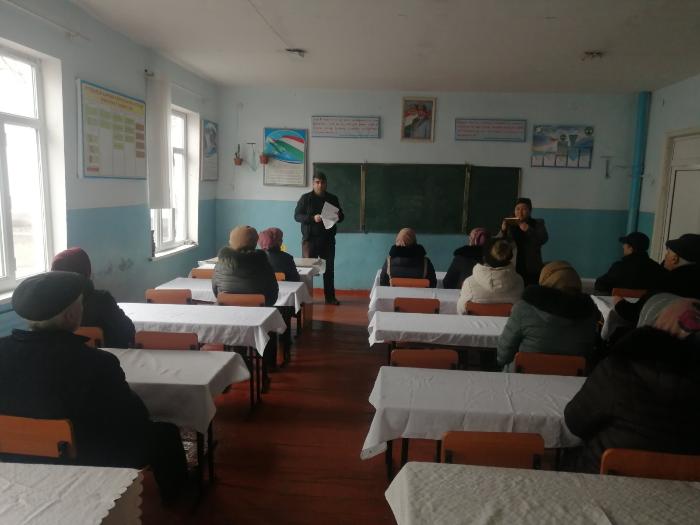 Изучение содержания Послания в образовательном учреждении Бободжон Гафуровского района