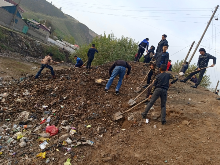 Environmental actions in Temurmalik district Khatlon region
