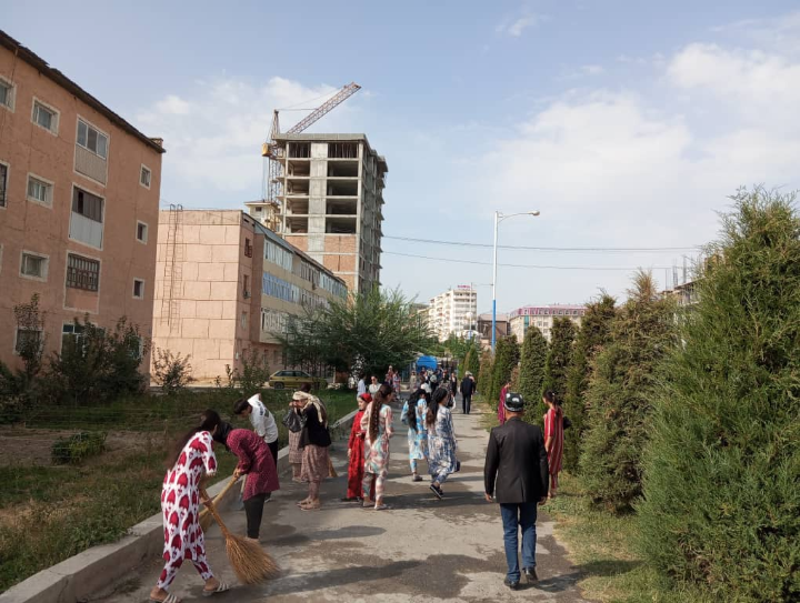 Campaign “Clean Area” in the city of Penjikent