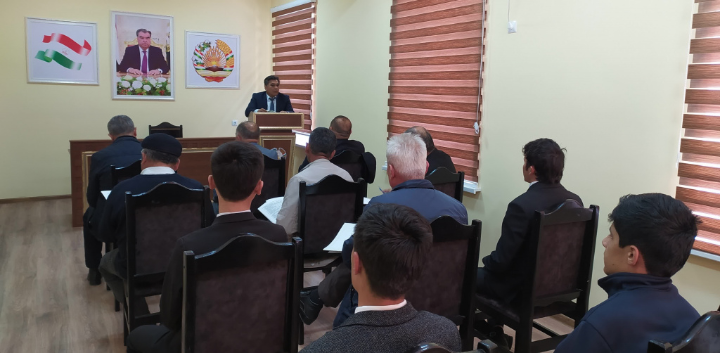 Meeting with representatives of jamoats of Istaravshan on the implementation of the State Program