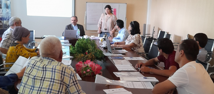 Exchange of knowledge between specialists of environmental protection departments of Norak, Vahdat, Tursunzoda cities and local journalists