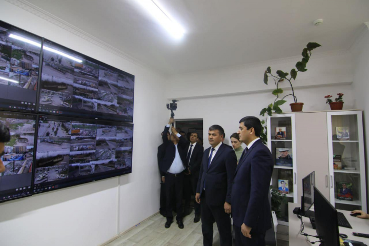 Activation of surveillance cameras in the city of Dushanbe