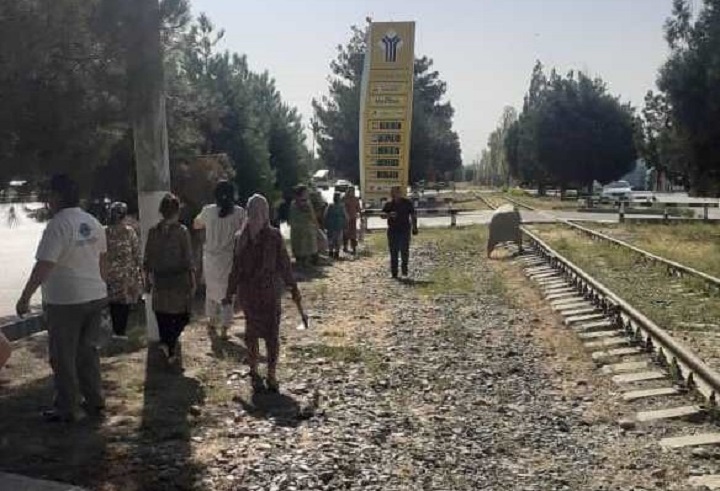 "Clean Area" campaign in the district of Bobojon Gafurov